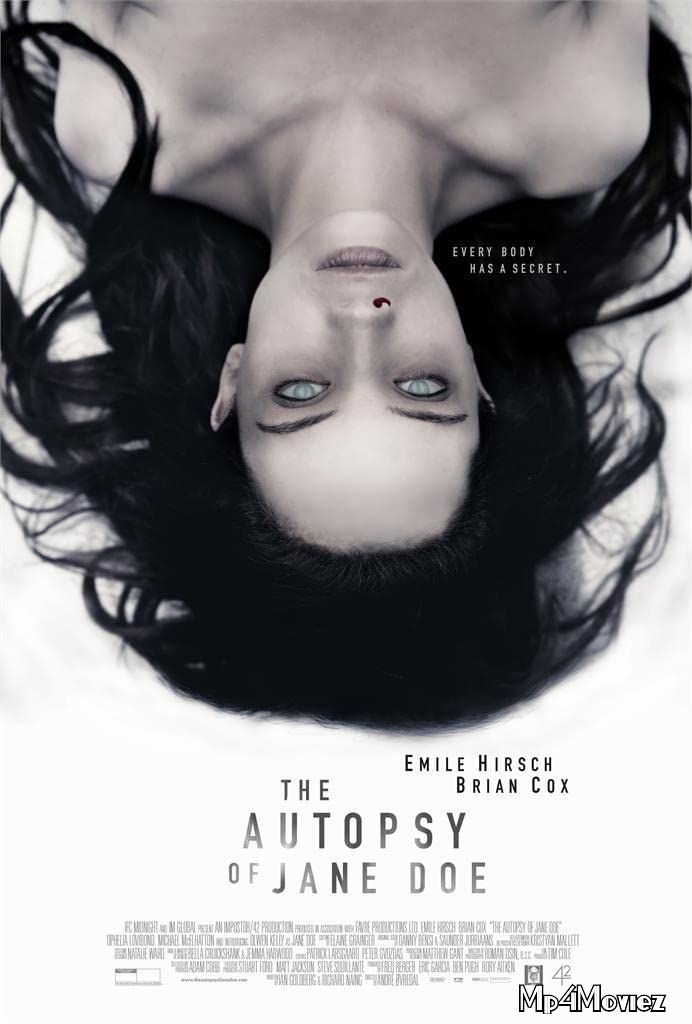 poster of [18ᐩ] The Autopsy of Jane Doe (2016) Hindi Dubbed Full Movie